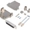 Conector D-Sub mamă 25 pini pe cablu