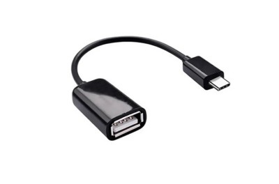 Cablu OTG, conector USB tip C tata la USB 2.0 mama, lungime 20 cm foto