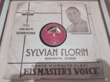 Disc patefon/gramofon Sylvian Florin - Crasmarita din Buzau/Am un foc la inimioara, Leano