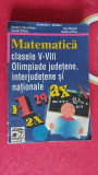 MATEMATICA CLASELE V-VIII OLIMPIADE JUDETENE INTERJUDETENE SI NATIONALE ,HARABOR