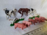 Bnk jc Lot 10 animale domestice si pasari - ferma - pentru diorame