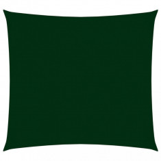 vidaXL Parasolar, verde închis, 4,5x4,5 m, țesătură oxford, pătrat