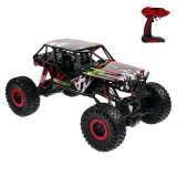Masina cu Telecomanda Rock Crawler, Scara 1:10, 2.4GHz, Negru si Rosu, CMCLASS