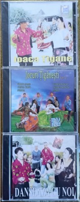 3 CD -uri cu Jocuri și Dansuri Țigănești, muzică de petrecere și manele foto