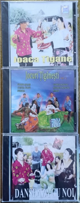 3 CD -uri cu Jocuri și Dansuri Țigănești, muzică de petrecere și manele