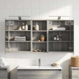 vidaXL Set dulap baie pentru 3 pcs 116 x 16 x 62,5 cm Lemn compozit 3403821