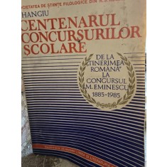 Centenarul concursurilor scolare - Hangiu