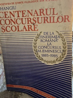 Centenarul concursurilor scolare - Hangiu foto