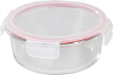 Doza alimentara rotunda din sticla 950 ml cu capac Clip MagicHome