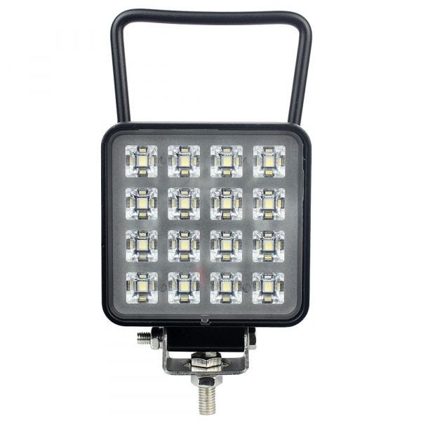 16 LED Lumini de lucru Lampa 12-30V 16W Patrat cu Maner