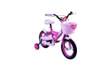 Bicicleta Fucsia cu Cos Roz pentru Copii - 12