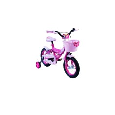 Bicicleta Fucsia cu Cos Roz pentru Copii - 12