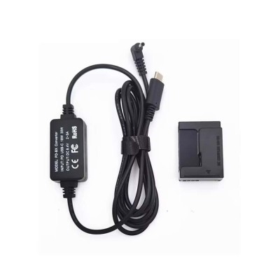 Alimentator Tip Baterie NB-7L Canon DR-50 Dummy Battery DC COUPLER TYPE-C PD foto