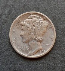 1 Dime &quot;Mercury Dime&quot; 1944, USA - G 4243