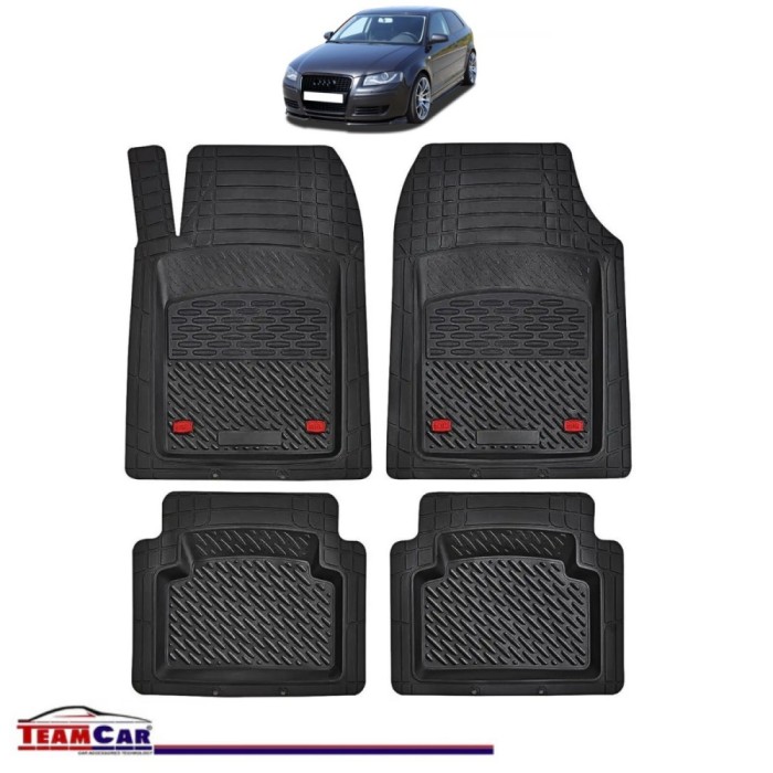 Covorase Auto TeamCar&reg; Tip Tavita Compatibile Audi A3 8P Hatchback 3 uși (2003&ndash;2013)