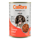 Conserve Calibra Dog Premium Can with Chicken Beef, 12 x 1240 g