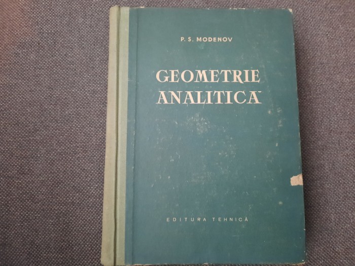P S MODENOV GEOMETRIE ANALITICA