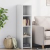 VidaXL Dulap &icirc;nalt, alb, 30x41x124 cm, lemn compozit 846376