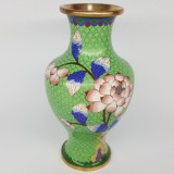 Vaza vintage bronz si email - CLOISONNE