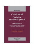 Codul penal. Codul de procedură penală. Legile de executare - Paperback brosat - *** - Hamangiu