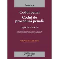 Codul penal. Codul de procedură penală. Legile de executare - Paperback brosat - *** - Hamangiu