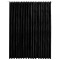 Draperie opaca, negru, 290 x 245 cm, catifea, cu carlige