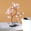 Copacel arbore mic cu cristal de stanca pe suport de agat natural