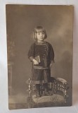 Fotografie tip Carte Postala, circulata, veche, datata 26 decembrie 1914 - atelier - Fotografia Venus Bucuresti
