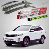 Cumpara ieftin Ștergătoare Kia Sorento II XM SUV 2009-2015 | Set Față și Spate Flat &ndash; TeamCar&reg;