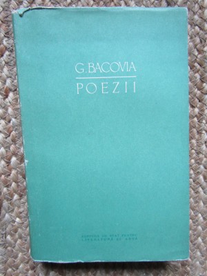 GEORGE BACOVIA - POEZII foto