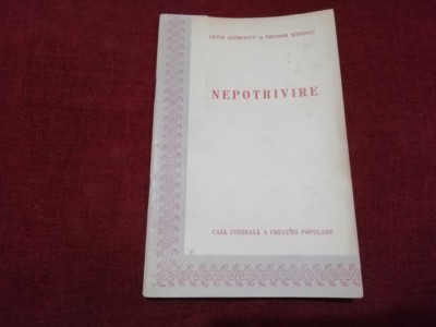 SILVIA ANDREESCU - NEPOTRIVIRE 1956 foto