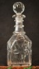 Decantor Georgian de Whiskey sau Brandy Lead Crystal c. 1830