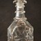Decantor Georgian de Whiskey sau Brandy Lead Crystal c. 1830
