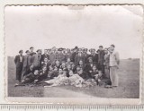 Bnk foto - Militari - 1942 - Terenul de instructie din Tatarani -elevi, Alb-Negru, Romania 1900 - 1950, Militar