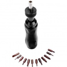 Surubelnita dinamometrica, Cuplu reglabil 1.13-7.91 Nm, 1/4&quot;, Crom Vanadiu, pas 0.1 Nm