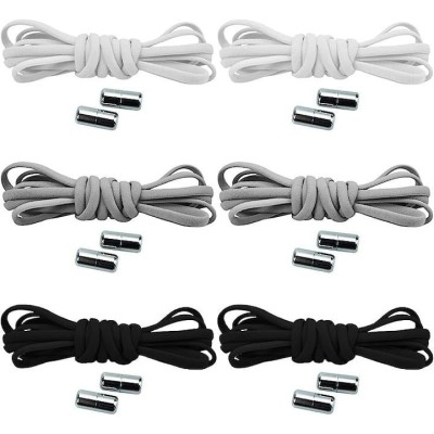 Set 12 sireturi reglabile cu 12 prinderi metalice la capete, 4 albe, 4 negre si 4 gri foto