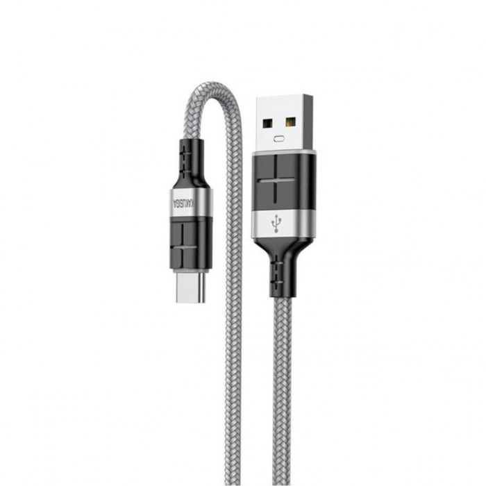 Cablu transfer date si incarcare Kaku KSC-696 USB-A - USB-C 18W 2.4A 1.2m, Gri