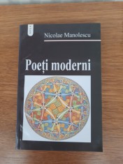 Poeți moderni, Nicolae Manolescu, critică literară