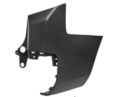 Parte laterala bara, colt lateral flaps Citroen Berlingo, 06.2018-, model: lungime, VAN, cu haion, montare spate, dreapta, negru, textura, RapidAuto foto