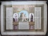 Litografia Regală SFINȚIREA BISERICII EPISCOPALE DE LA CURTEA DE ARGEȘ 12 Octombrie 1886
