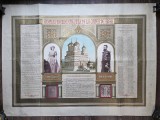 Litografia Regală SFINȚIREA BISERICII EPISCOPALE DE LA CURTEA DE ARGEȘ 12 Octombrie 1886