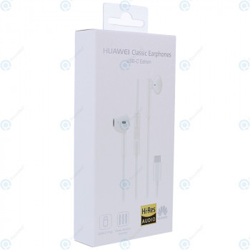 Căști intra-auriculare stereo Huawei USB tip C alb (Blister UE) CM33 55030088 foto