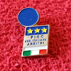 Insigna fotbal - Federatia de Fotbal din ITALIA - ARBITRI
