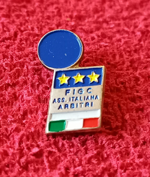 Insigna fotbal - Federatia de Fotbal din ITALIA - ARBITRI