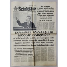 SCANTEIA , ORGAN AL COMITETULUI CENTRAL AL P.C.R. , NR. 10963 DIN 29 MARTIE , 1977
