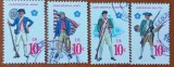 U.S.A-1978-''COSTUME MILITARE de MARINA''-set 4v-STAMP.-Vezi-Scan