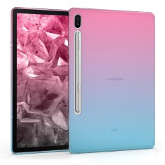 Husa pentru Samsung Galaxy Tab S6, Silicon, Roz, 49932.01 foto