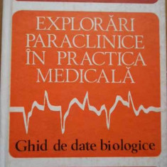 Explorari Paraclinice In Practica Medicala - Mihai Cosma ,282134