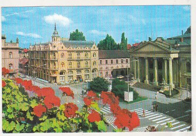 bnk cp Oradea - Teatrul de stat si hotel Astoria - circulata foto