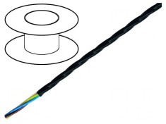 Cablu PTFE Negru 5G1,5mm2 &Ouml;LFLEX&reg; HEAT 260 MC